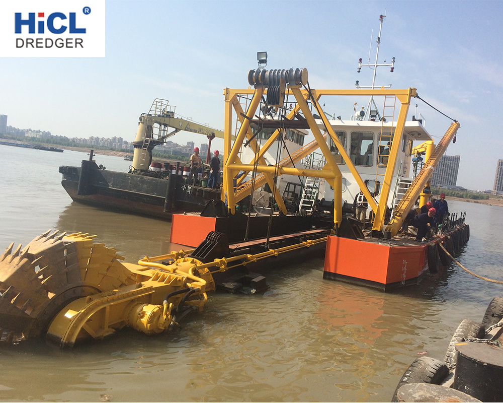 HWB800 32inch 8000m3/h Hydraulic Wheel Bucket Dredger 